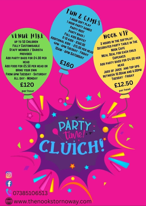 FUN AND GAMES PARTY PACKAGE